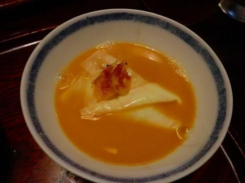 天ぷら松_桜エビスープ